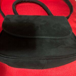 Valentino by Mario Valentino Hunter Green Suede Bag